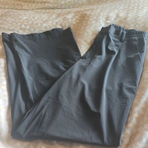 ALO Yoga Steel Grey Wide Leg Pants for Effortless Style